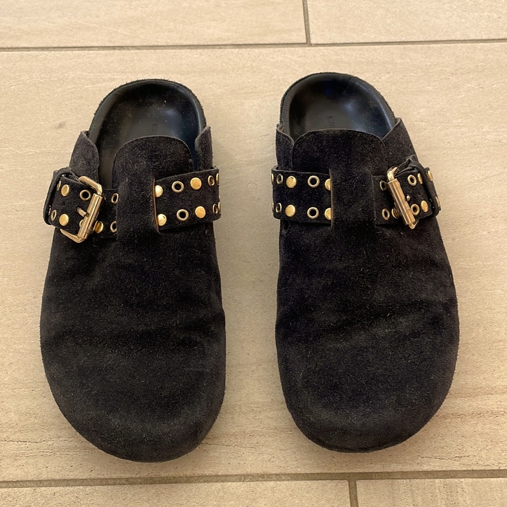 Like new Isabel Marant Mirvin suede mules.